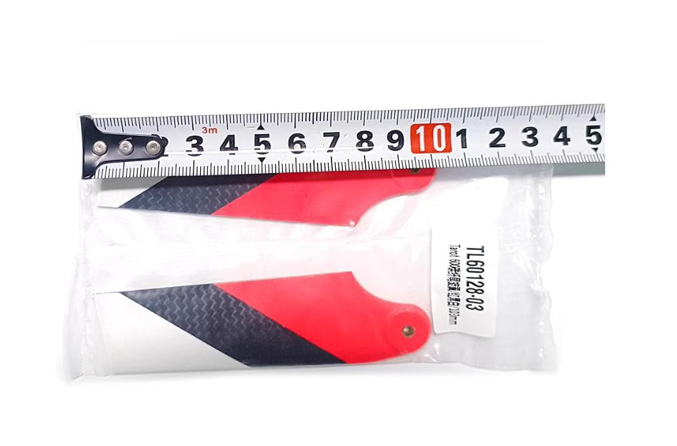 Amazon.com: STASRC Tarot 95mm Carbon Fibe Tail Rotor Blade Red for